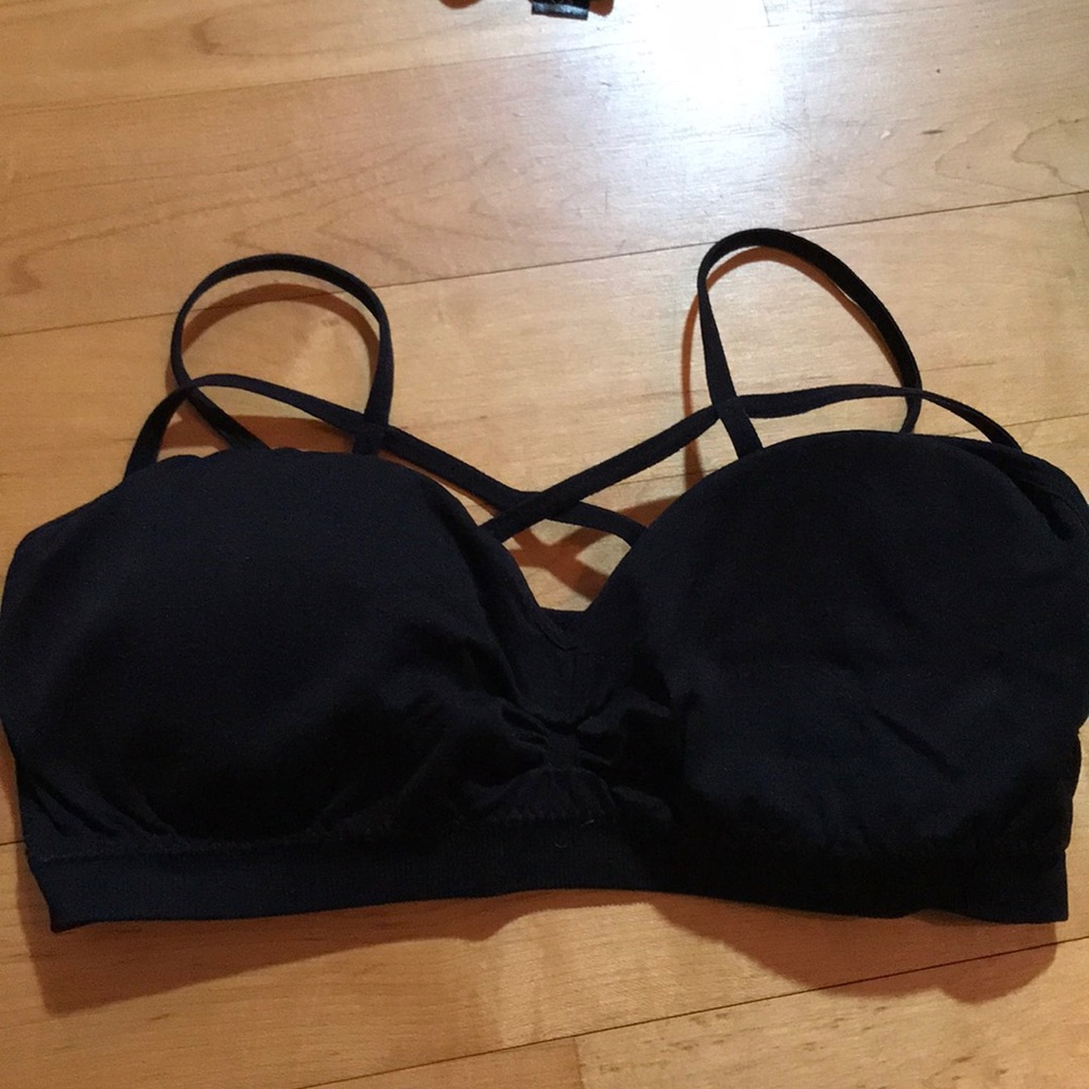 Black bralette